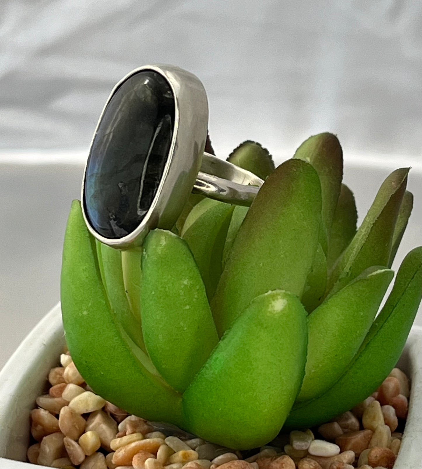 Labradorite set in Sterling Silver Ring