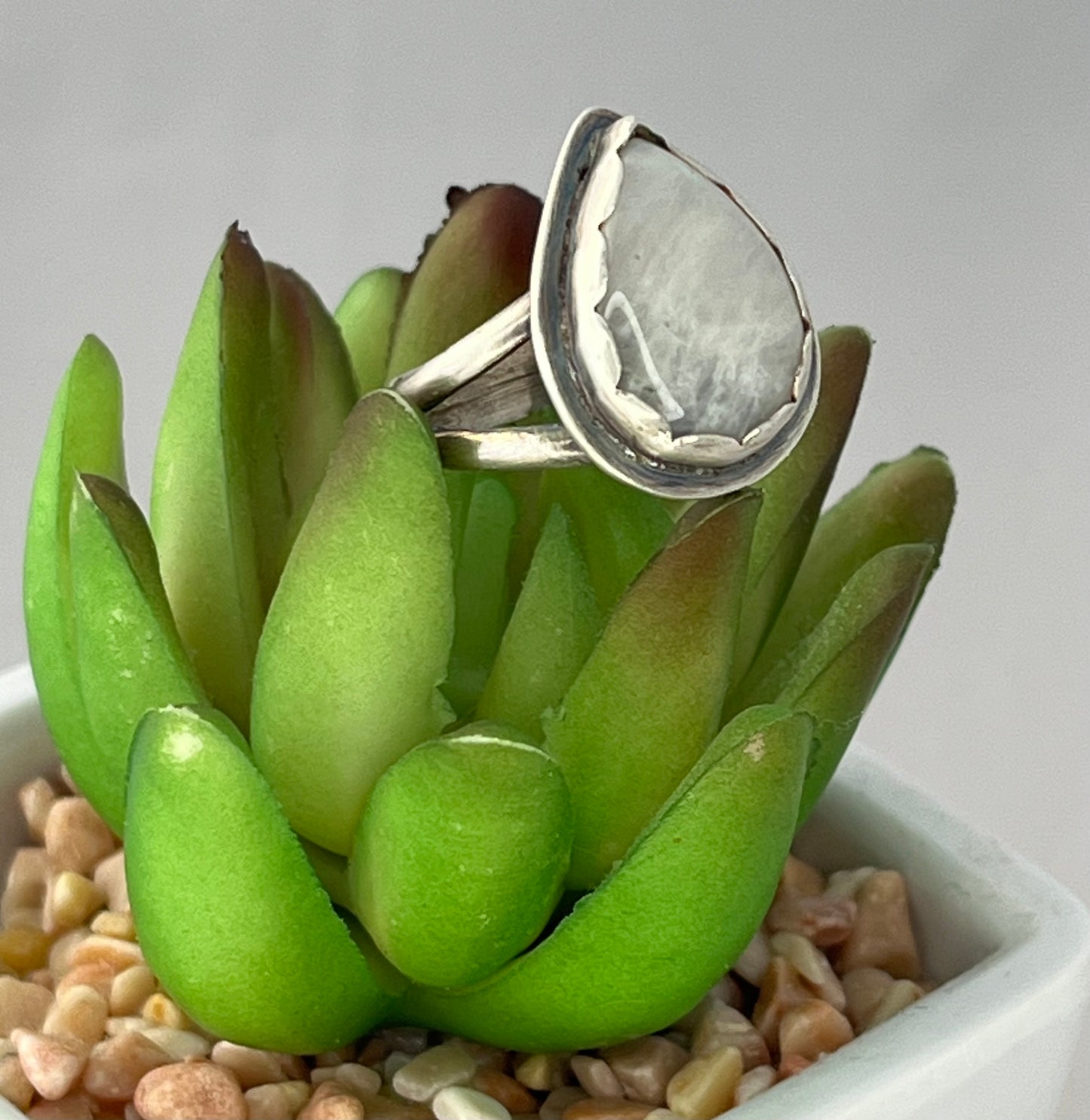 Moonstone and Sterling Silver