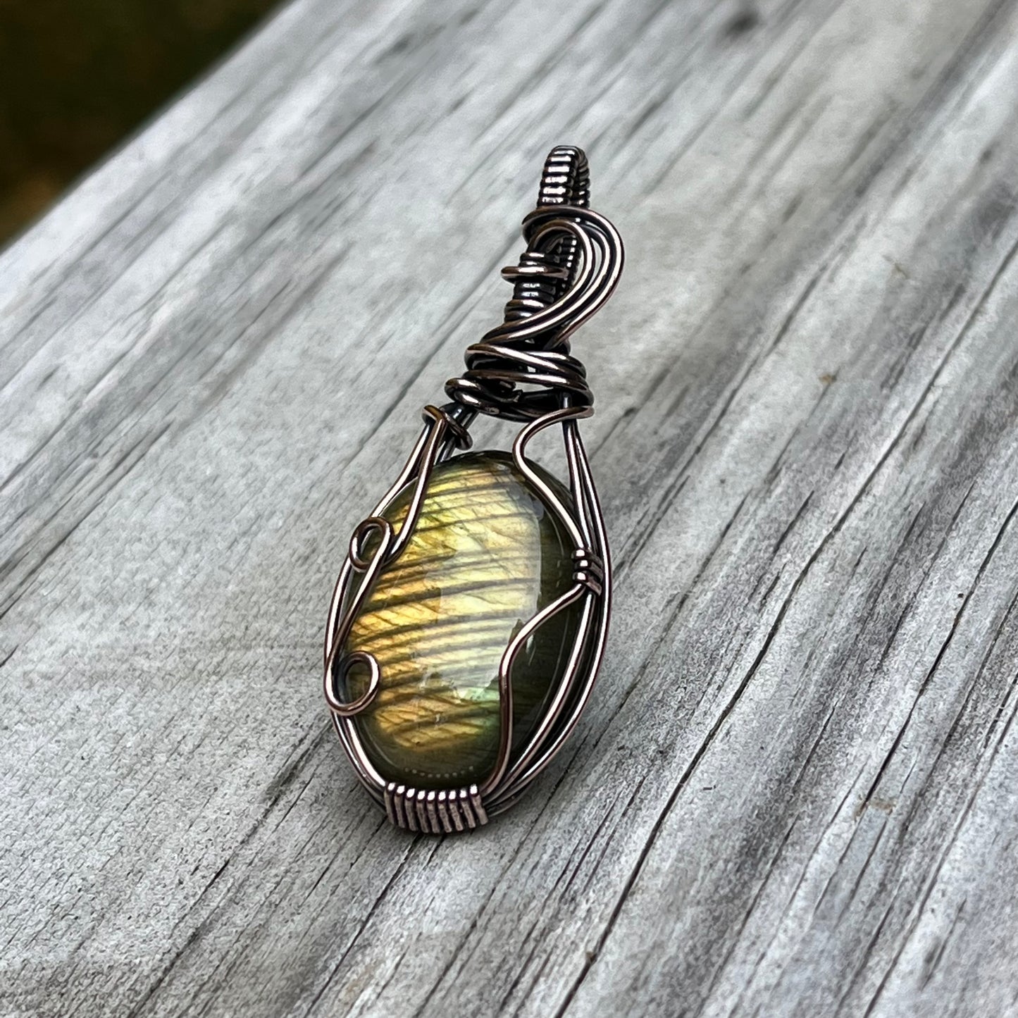 Labradorite and Copper