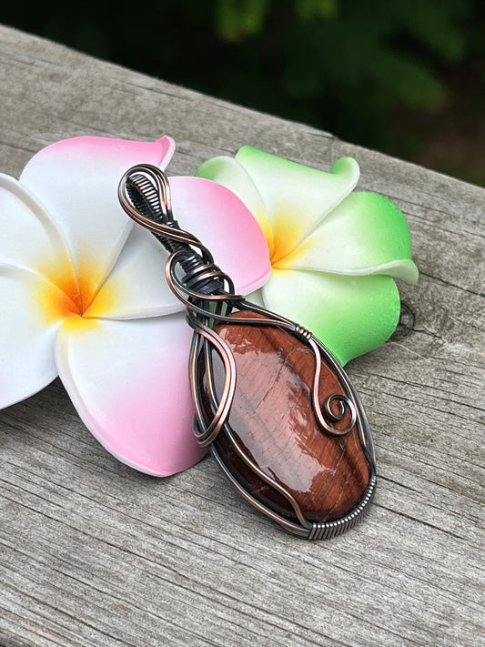 Red Tiger Eye and Copper