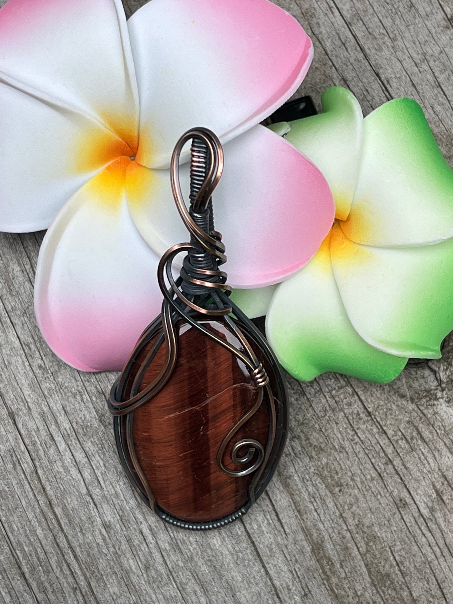 Red Tiger Eye and Copper