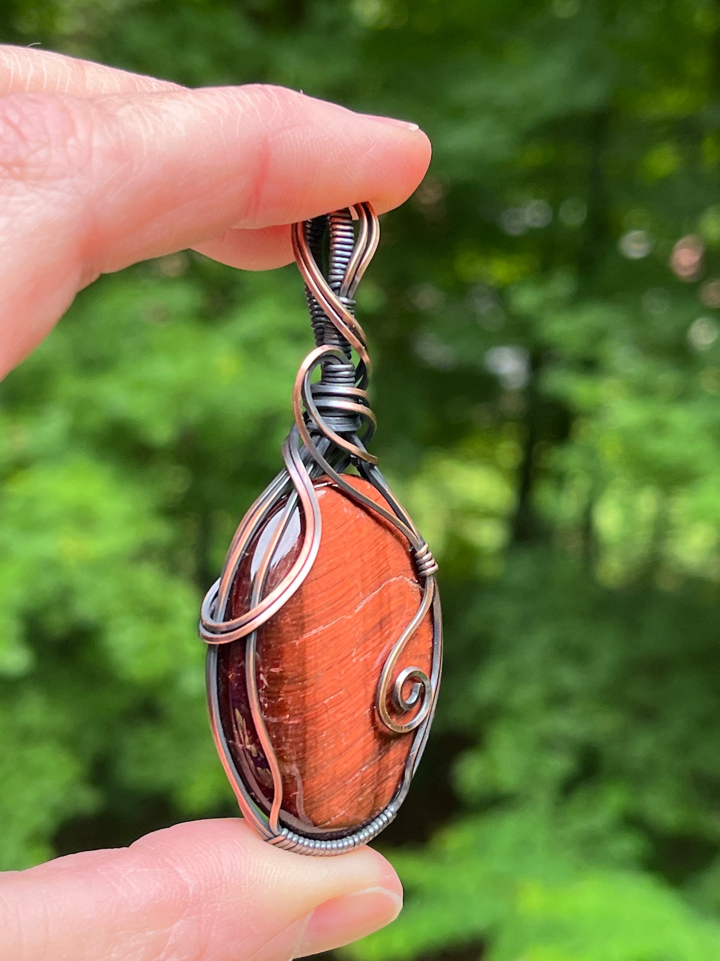 Red Tiger Eye and Copper